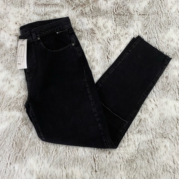 HALE Women Boyfriend Jeans | High Rise Straight Leg Boyfriend Jeans | Straight - Picture 10 of 11